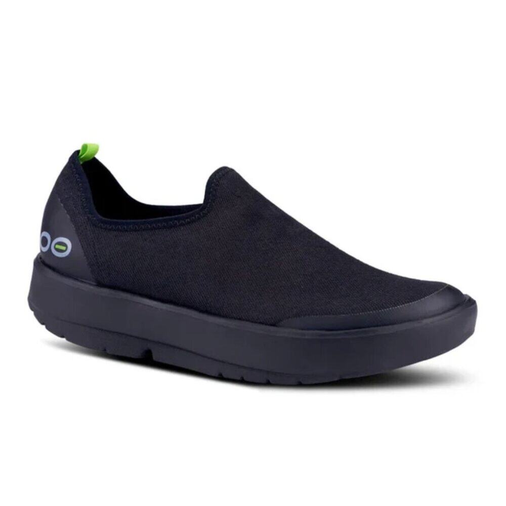 Oofos OOmg Eezee Low Slip-On Shoes Women 11 EU42 Black Recovery Comfort